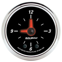 Klocka 52mm 12HR ANALOG DESIGNER BLACK II